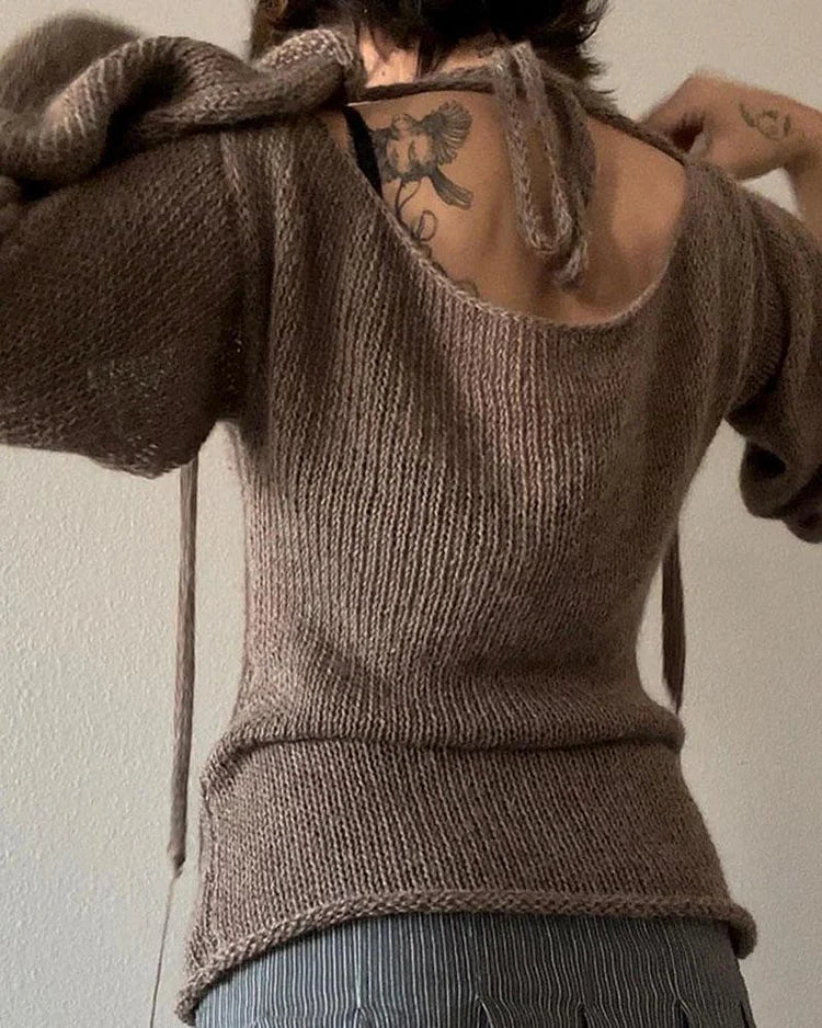 Bell Sleeves Sweater